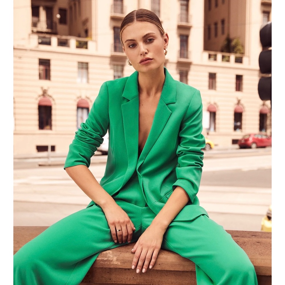 Green Ever New Blazer size US 2